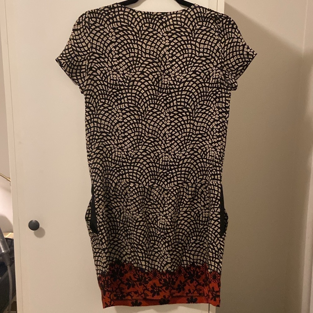 Silk Anthropologie Kachel drop waist dress with small side pockets - Picture 5 of 7